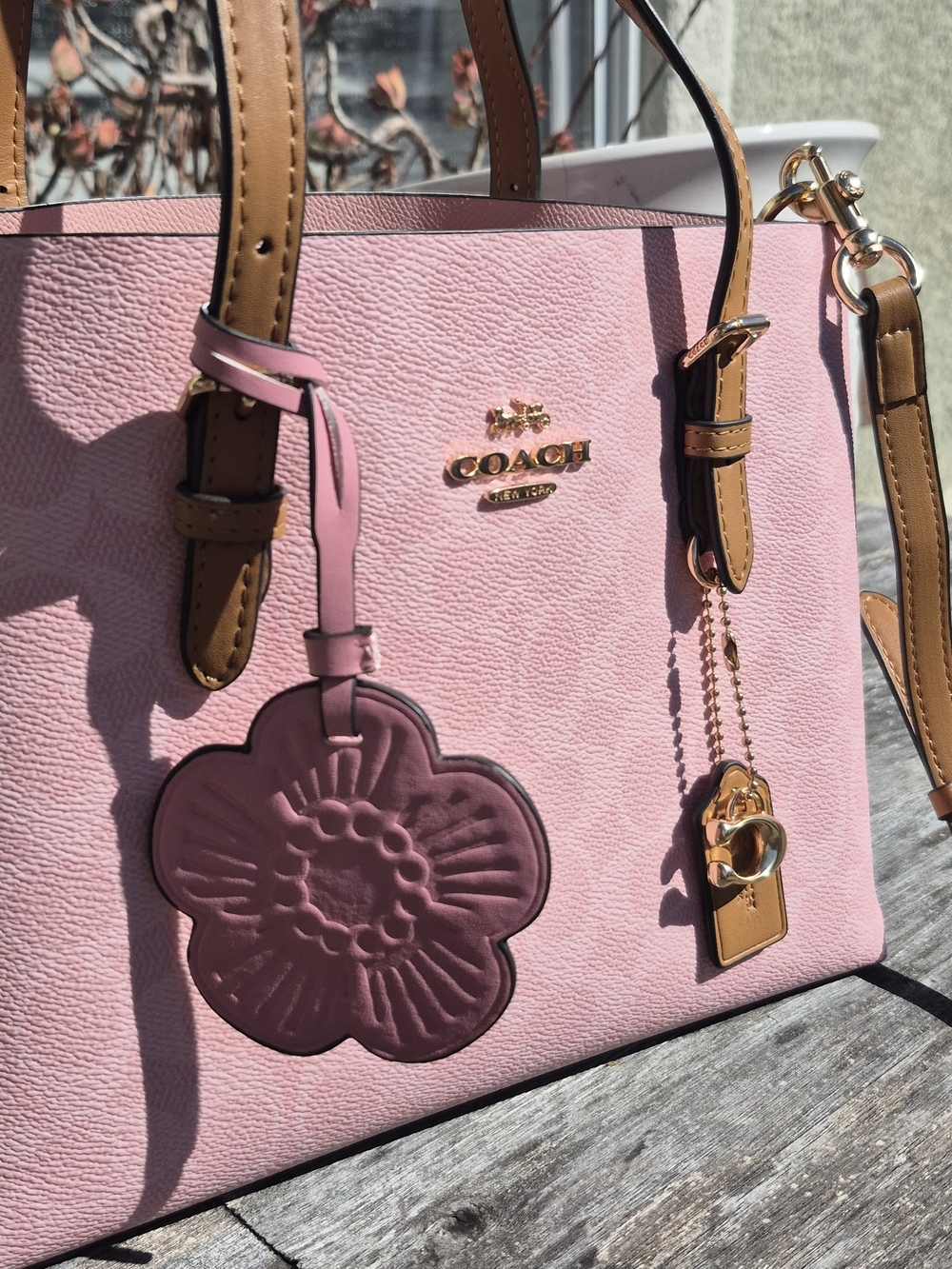 Coach Mollie Tote 25 Pink